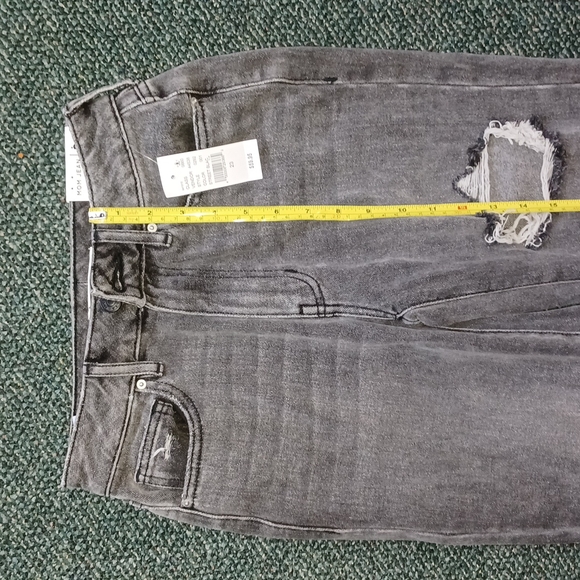 PacSun Los Angeles Faded Black Ripped Mom Jean Size 23 distressed new with tags - Picture 6 of 17